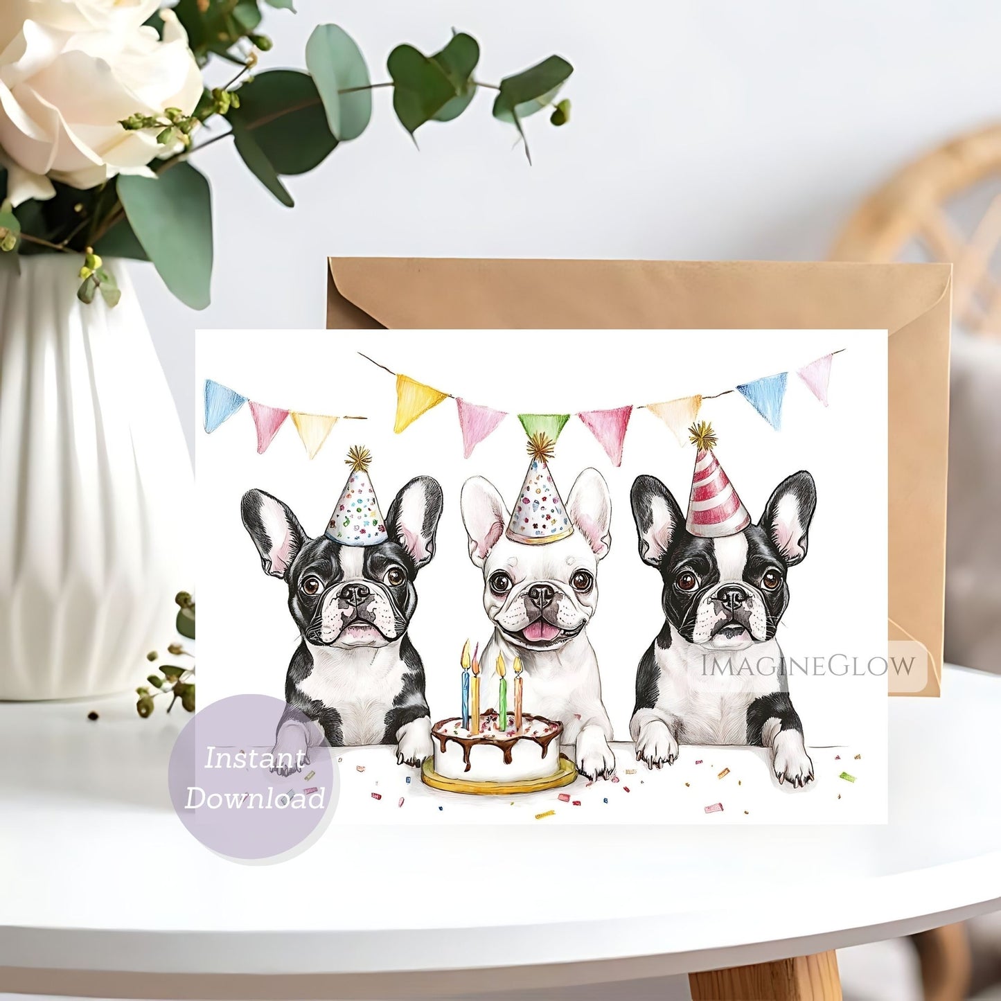cute boston terrier dog card
adorable boston terrier puppy card
