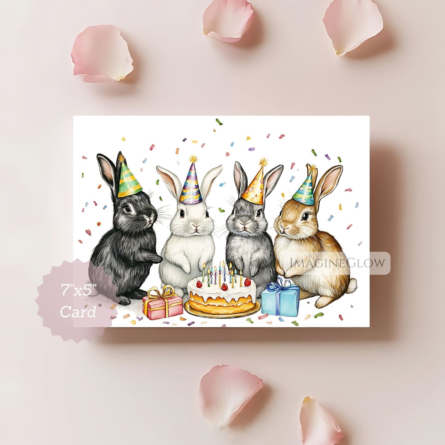 digital bunny birthday card
woodland animal birthday card
springtime bunny birthday card
rabbit birthday card for kids
