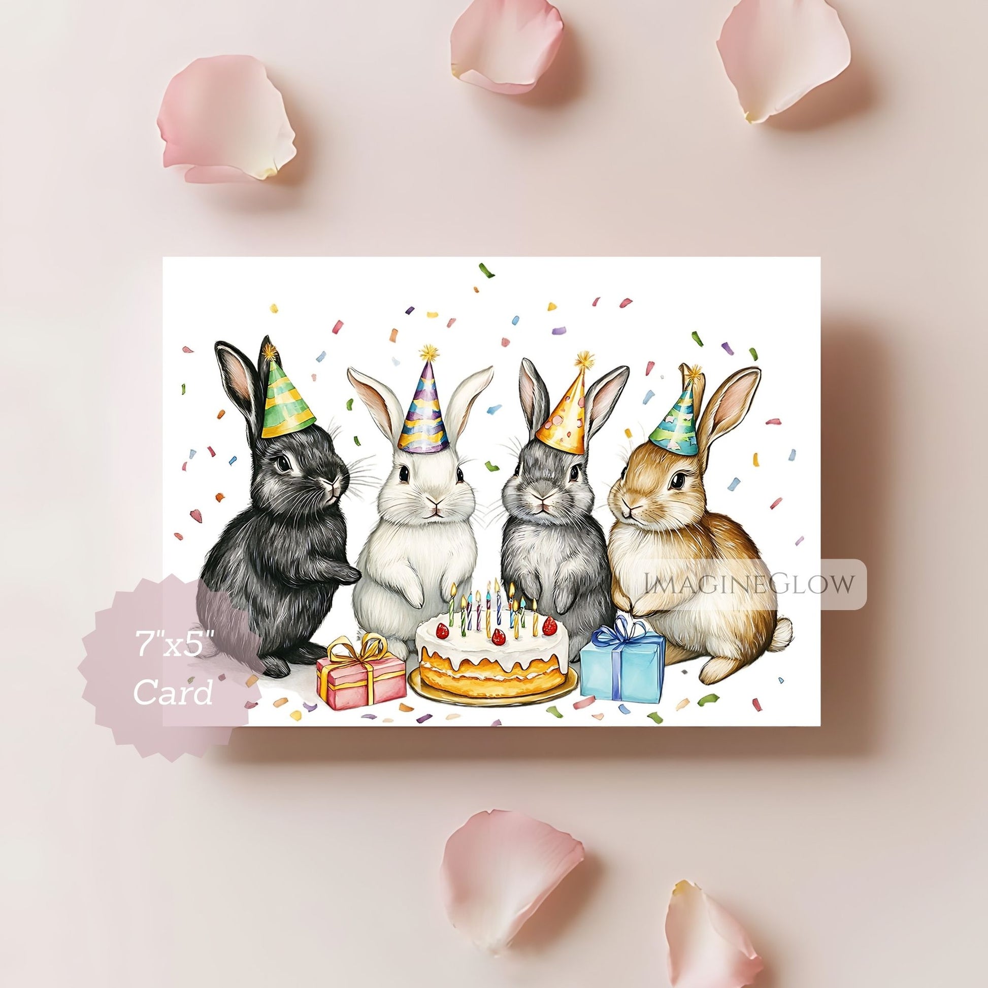 digital bunny birthday card
woodland animal birthday card
springtime bunny birthday card
rabbit birthday card for kids
