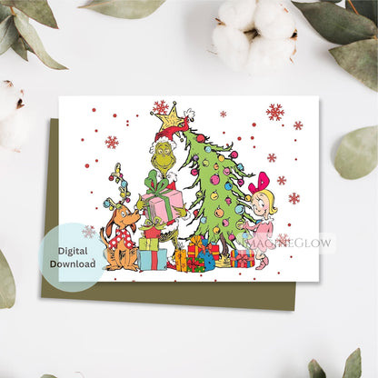 printable grinch christmas card
funny grinch christmas card
