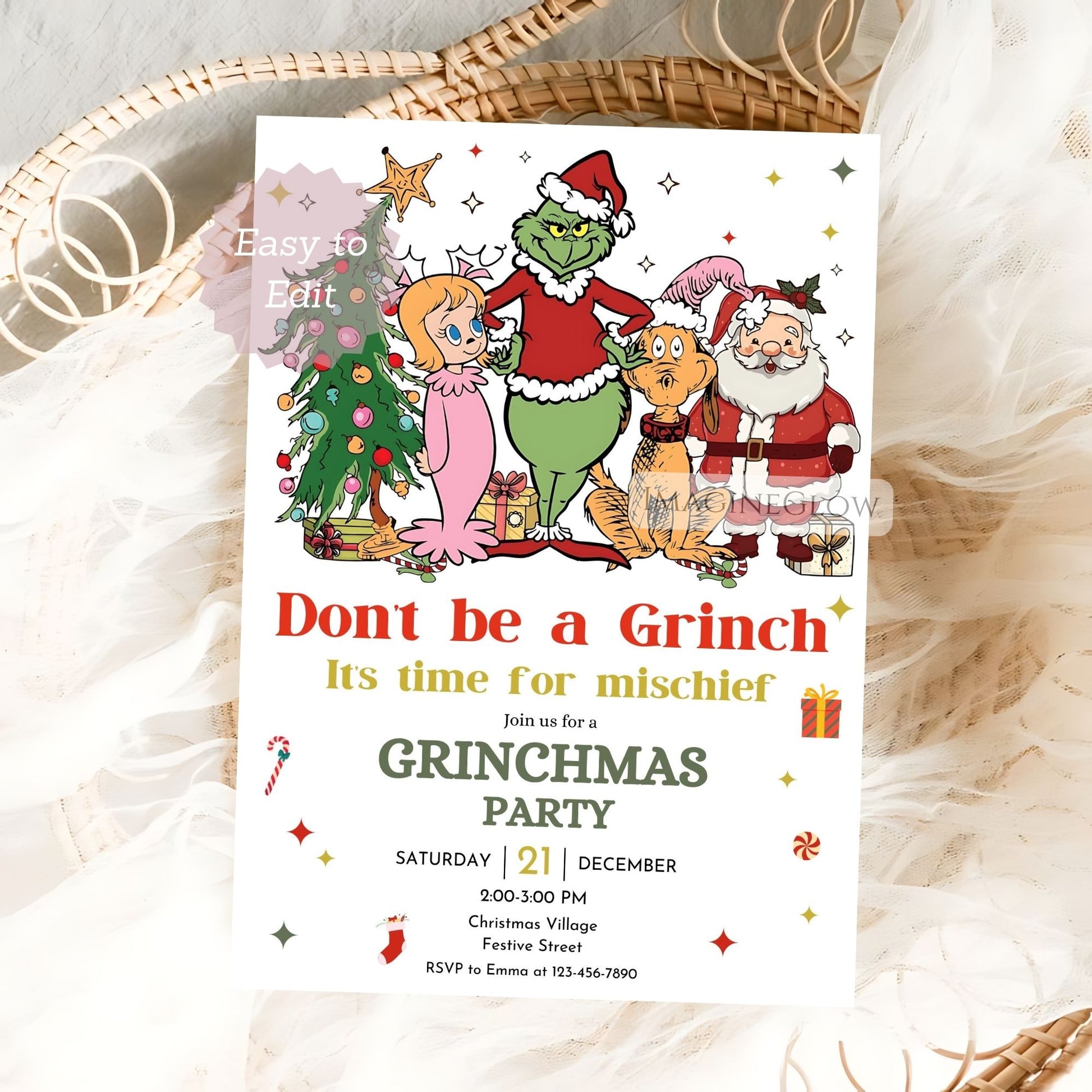 grinchmas party invitation printable
funny christmas party invite grinch theme
