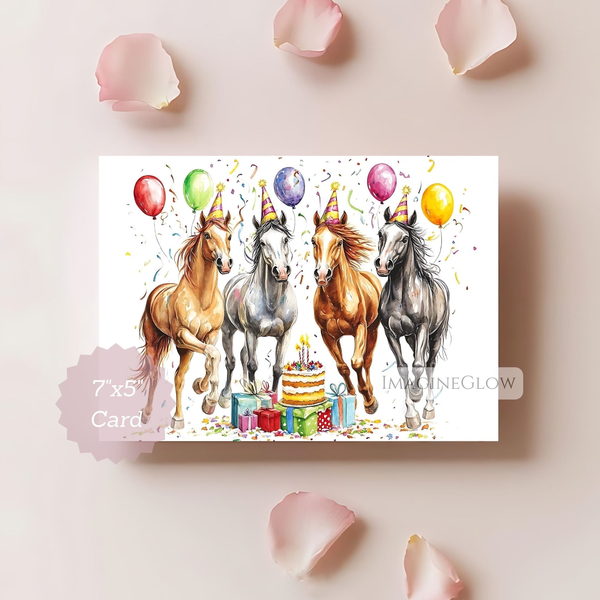 horse birthday card
equestrian birthday greeting
printable horse card
horse lover birthday card
majestic horse illustration card
digital download horse birthday card

