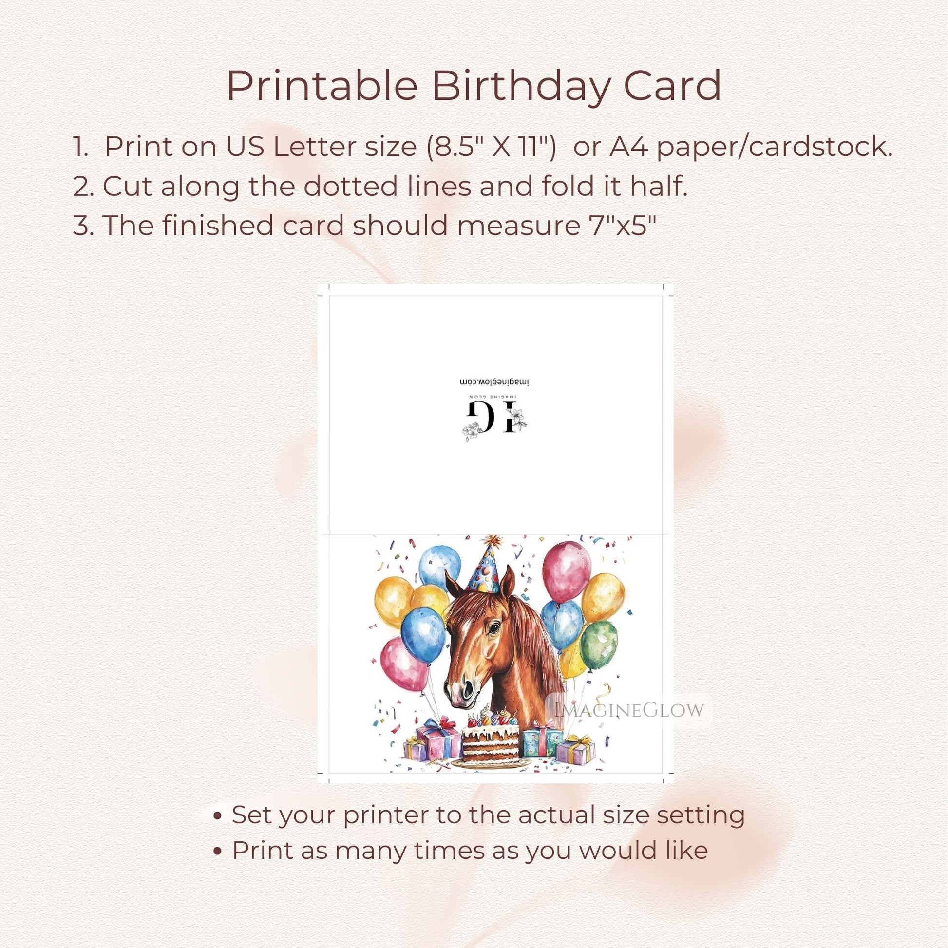 illustrated horse birthday card
farm life horse birthday card
country equestrian birthday card