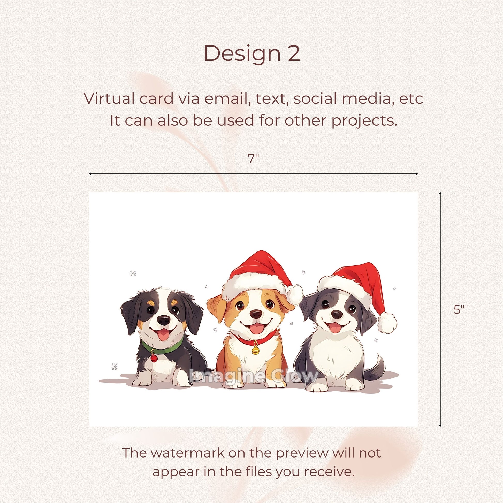 Fun and festive dog Christmas cards set for sending holiday cheer