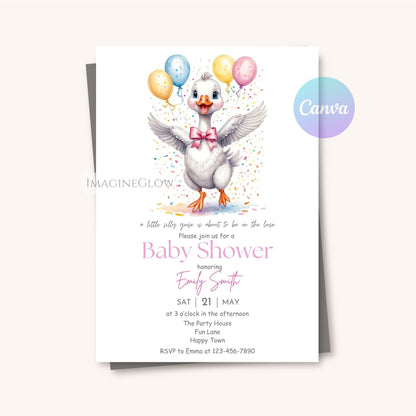 vintage farmhouse baby shower template
