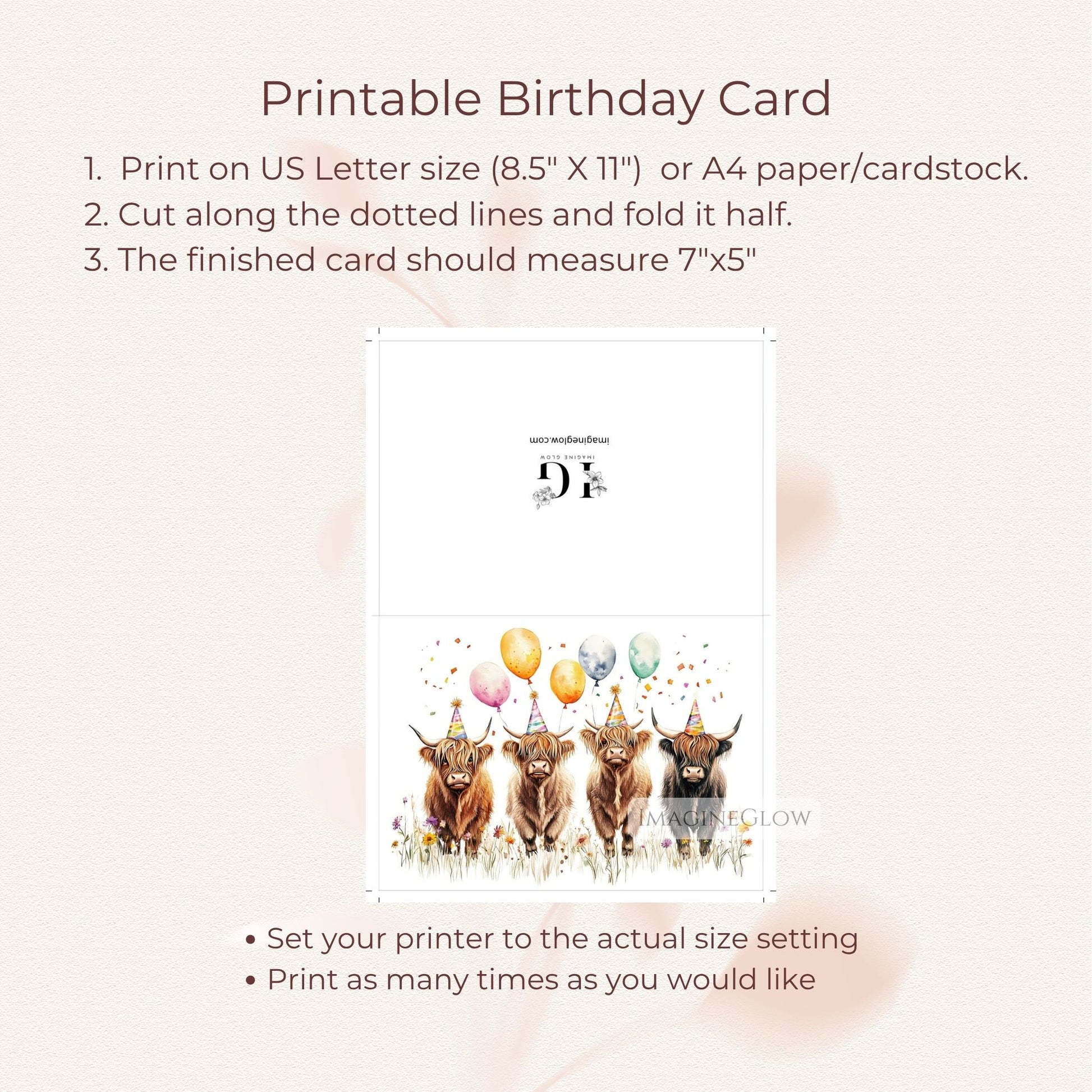 cute highland cow birthday card
scottish highland cow birthday card
charming highland cow greeting
whimsical highland cow birthday card