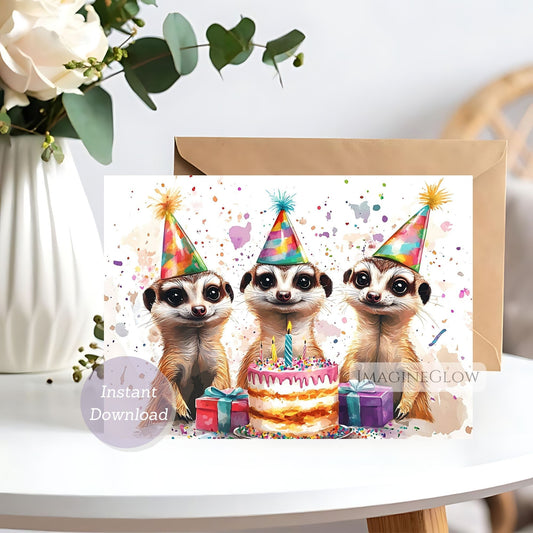 meerkat birthday card
cute meerkat greeting card
printable meerkat birthday card
