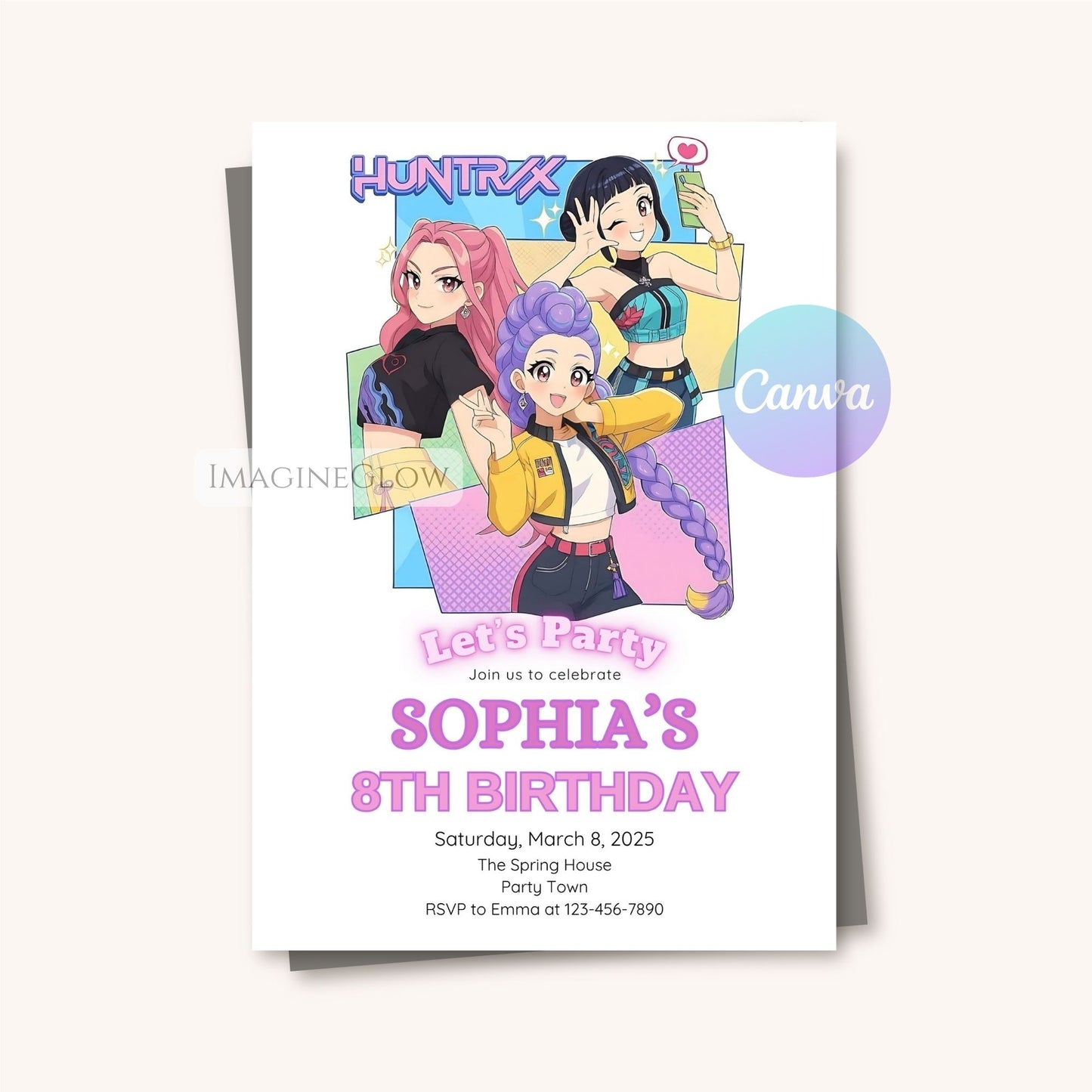 printable kpop birthday template

