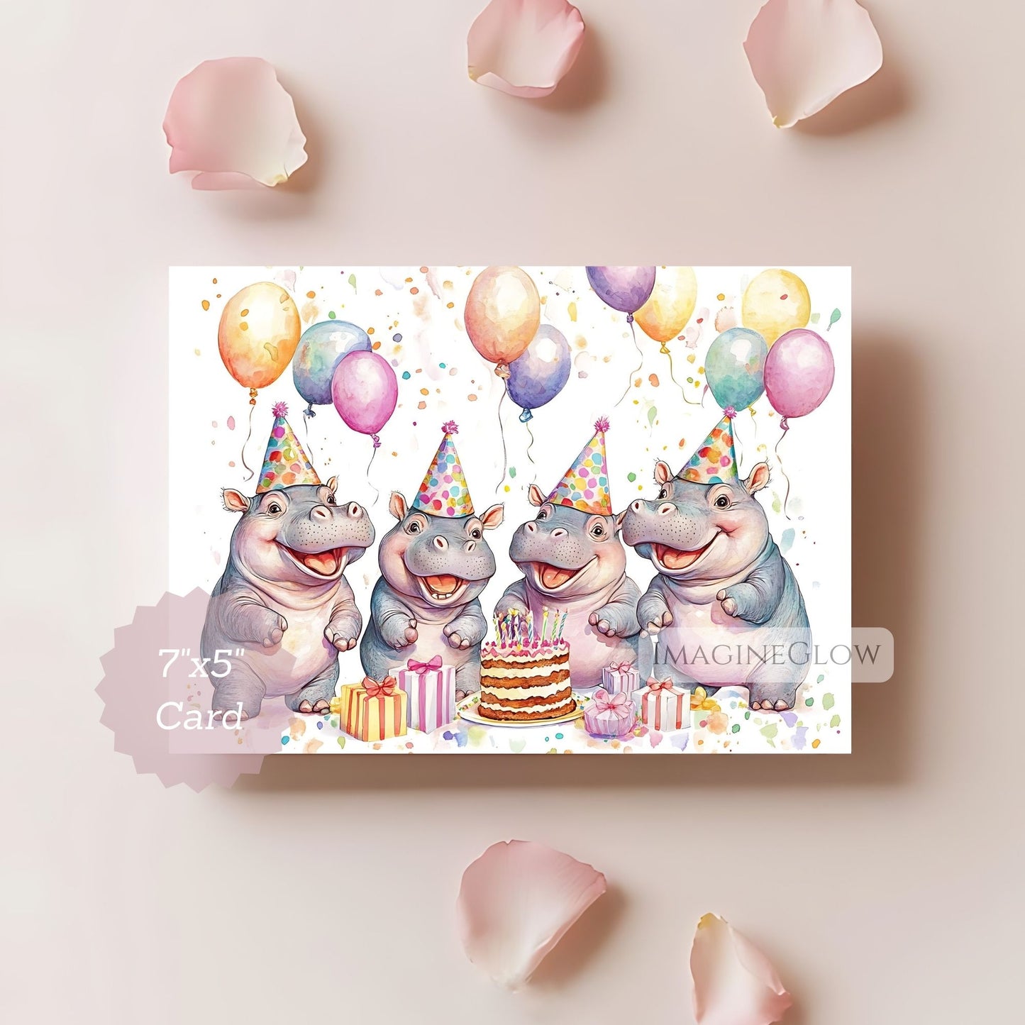 hippo birthday card
cute hippo greeting
printable hippo card
