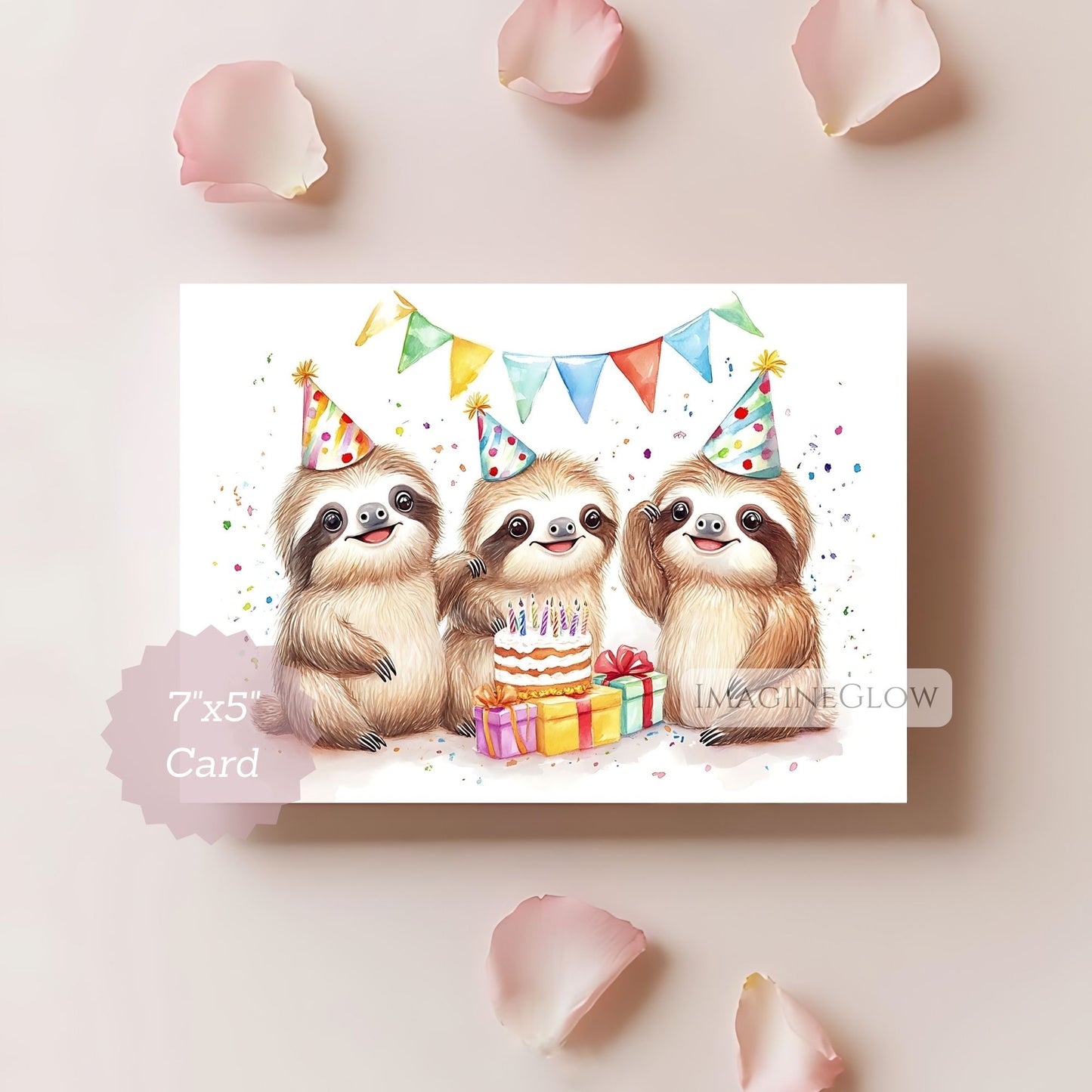 animal lover birthday card
slow animal birthday card
digital download sloth card
nature themed birthday card
