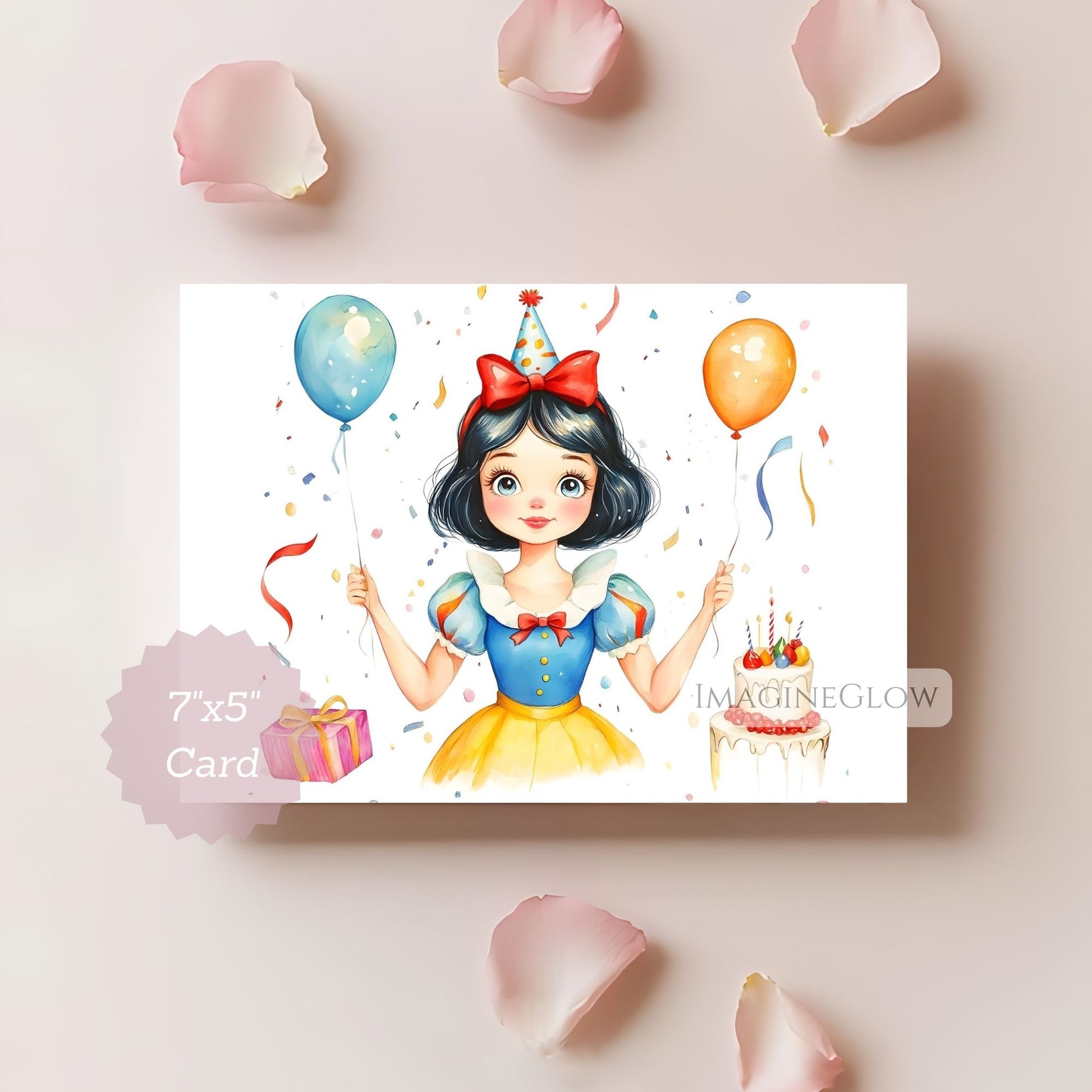 Snow White birthday card
Disney Snow White birthday card
Snow White princess birthday card

