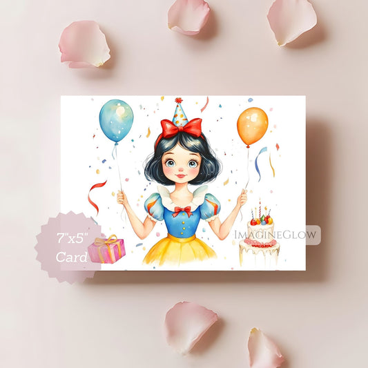 Snow White birthday card
Disney Snow White birthday card
Snow White princess birthday card
