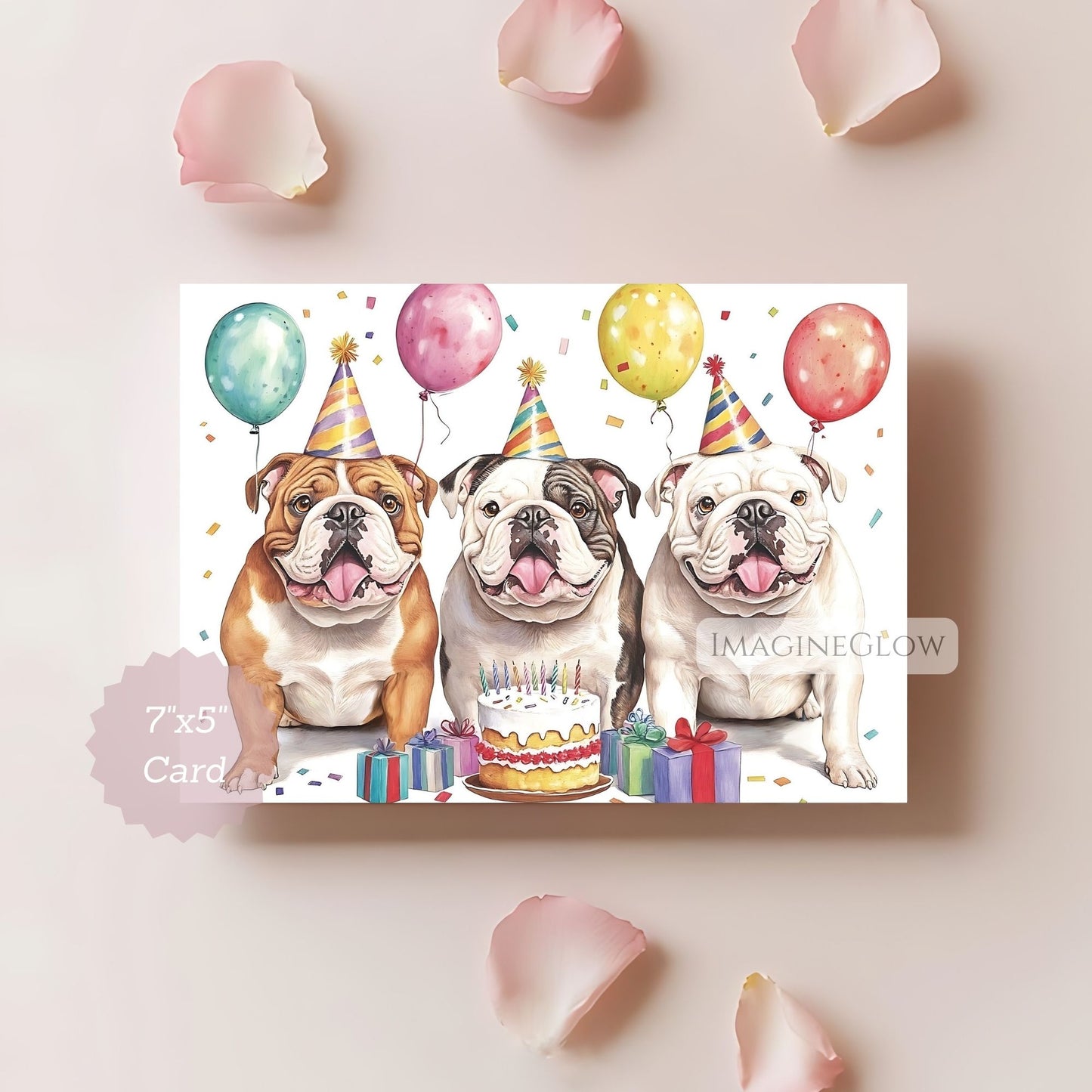 funny bulldog birthday card digital
dog-themed birthday card printable
