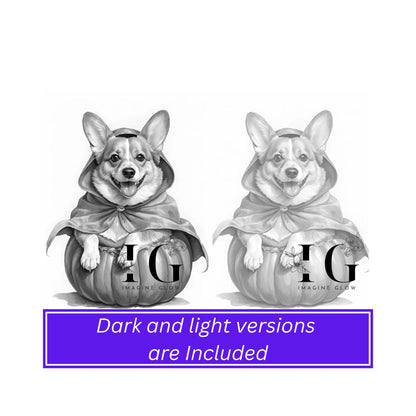 Funny dog costume coloring pages, available as printable art.