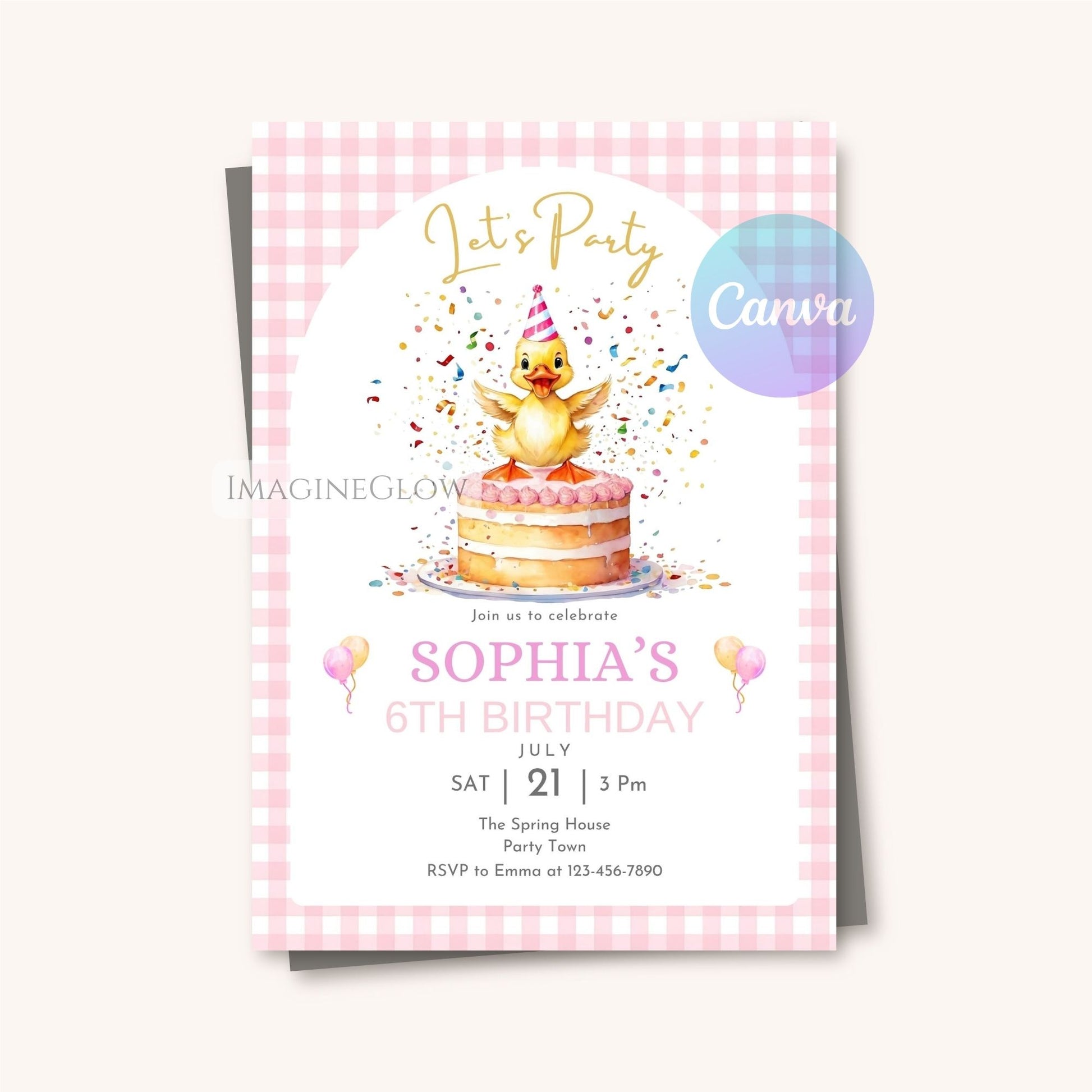 farm theme birthday card
