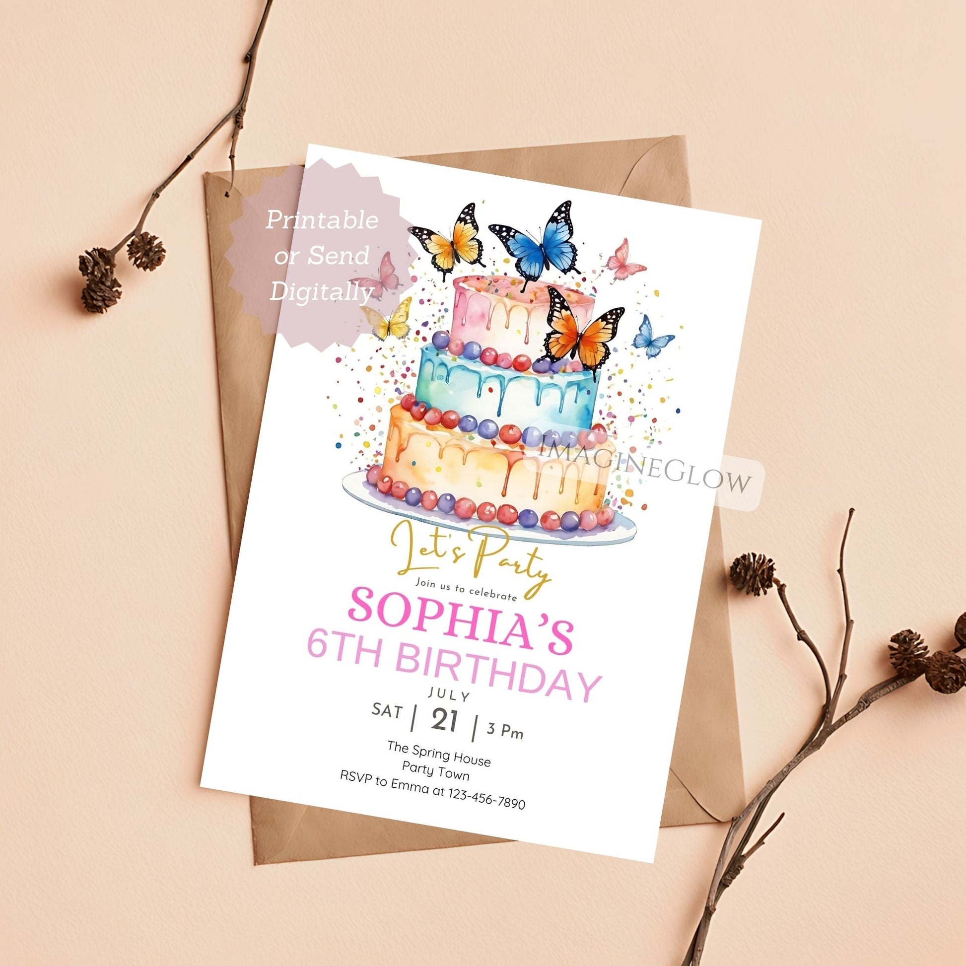 floral butterfly birthday party invitation
butterfly garden birthday invitation printable
