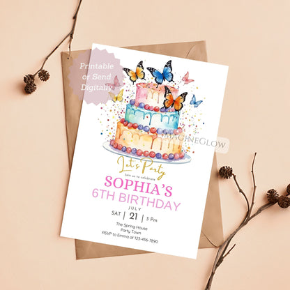 floral butterfly birthday party invitation
butterfly garden birthday invitation printable
