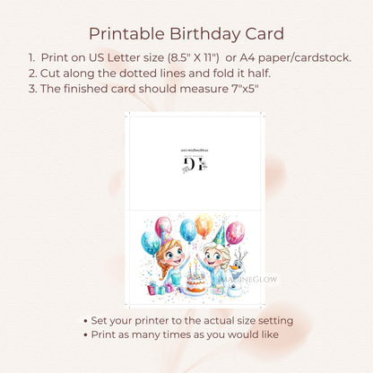 frozen themed birthday card
elsa anna winter birthday card
disney frozen birthday card
magical frozen birthday card