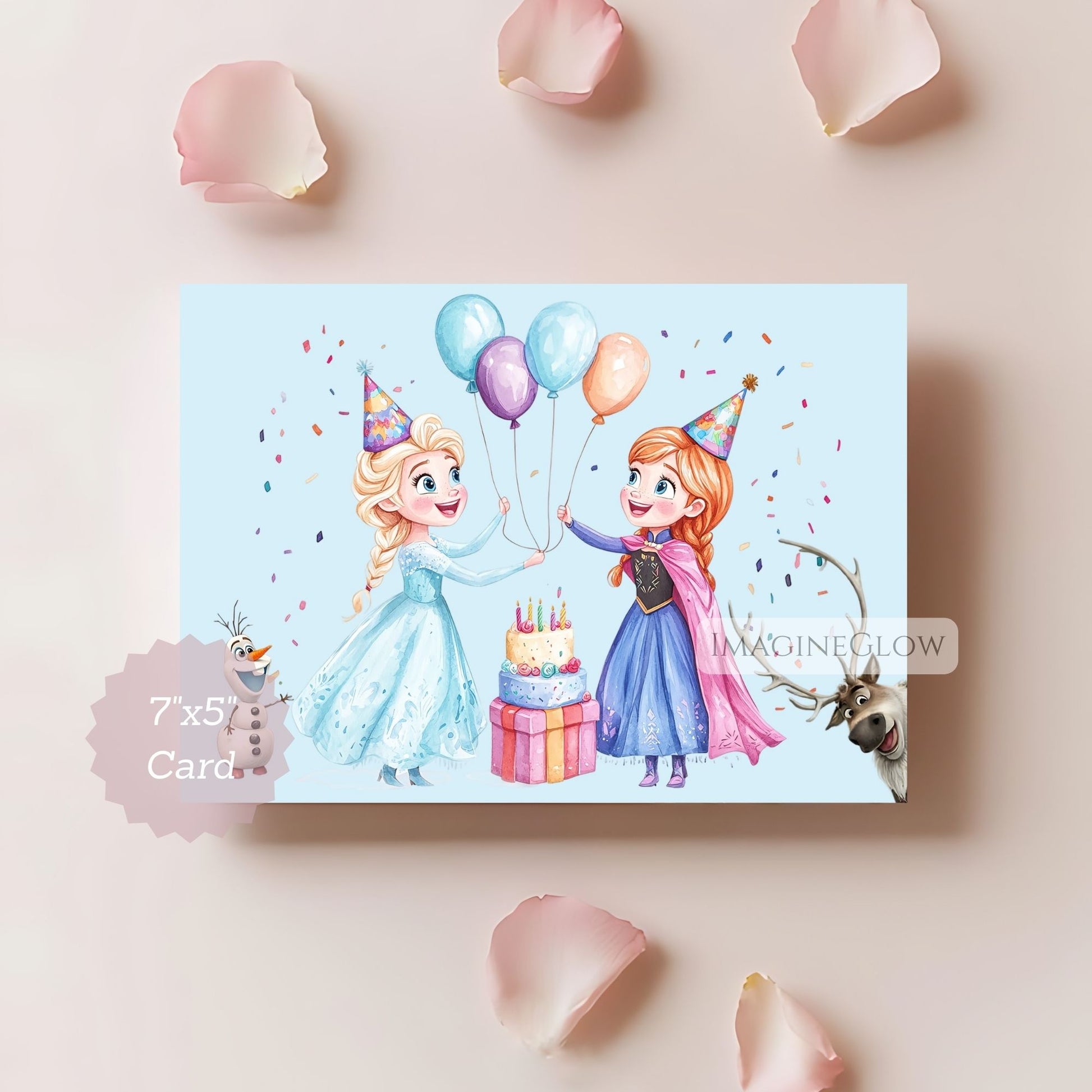 Frozen princess birthday card printable
Blue ice princess party card
Frozen birthday card instant download
