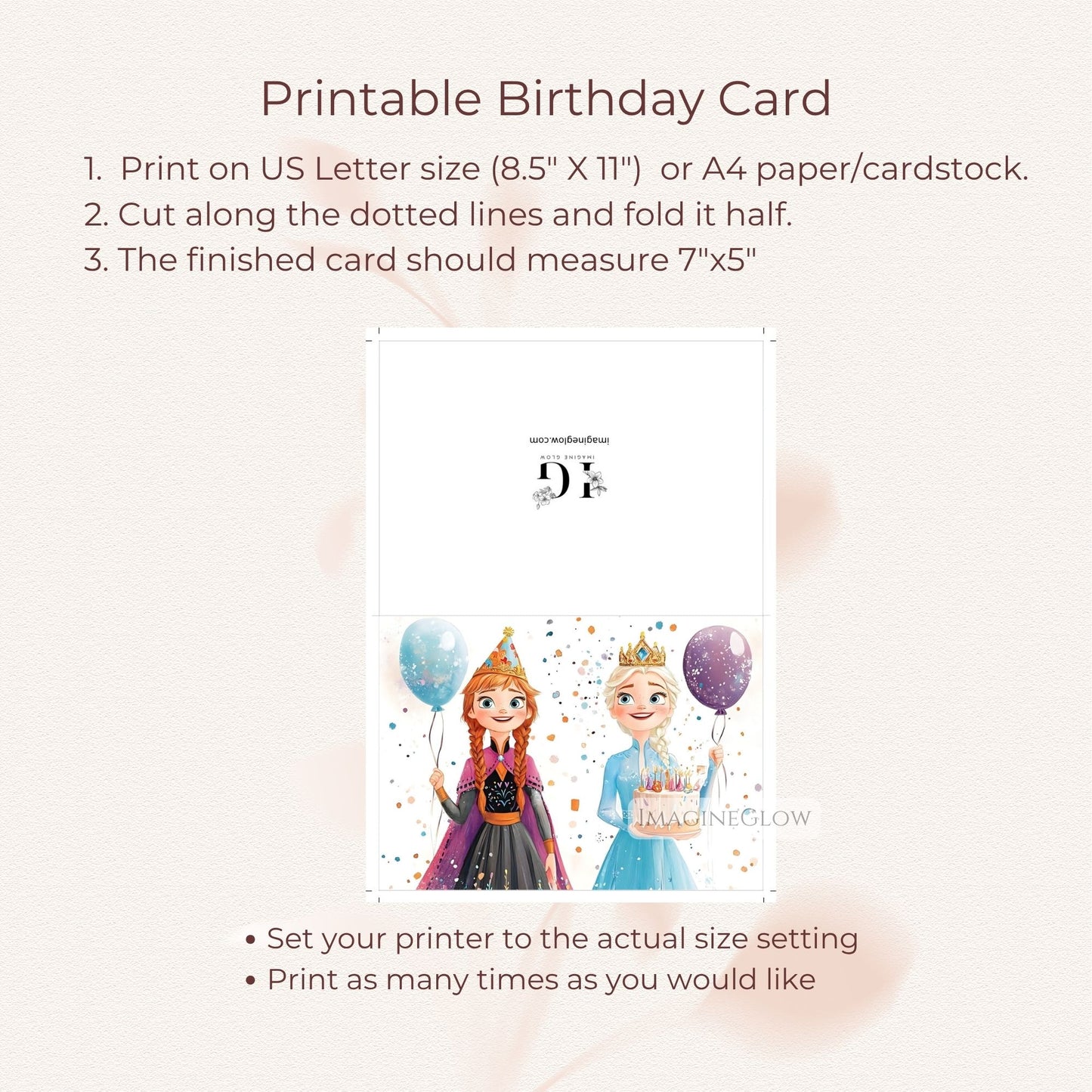 Frozen movie birthday card
printable Frozen birthday card
Frozen themed birthday greeting card