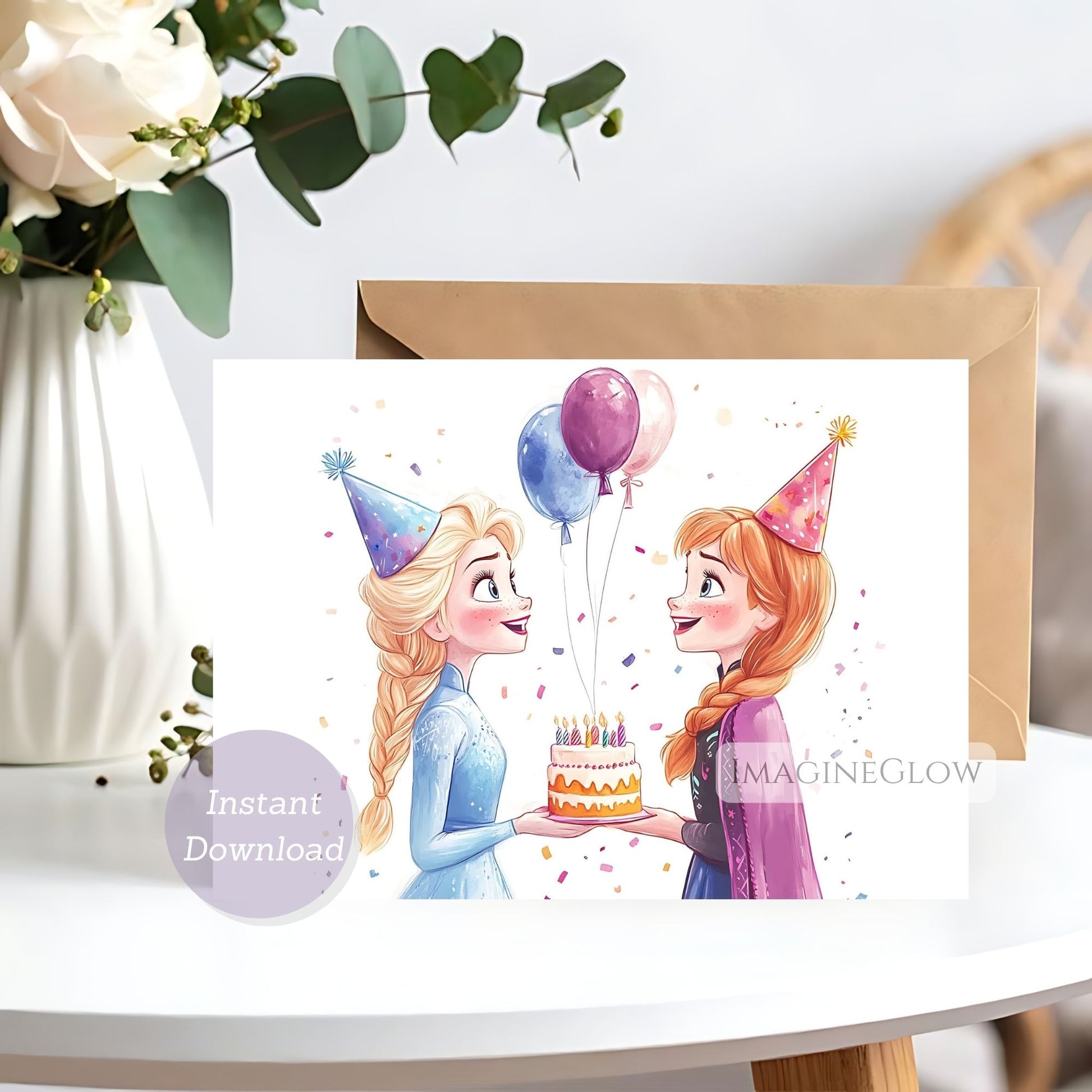 disney frozen card
printable frozen birthday card
kids frozen birthday card
