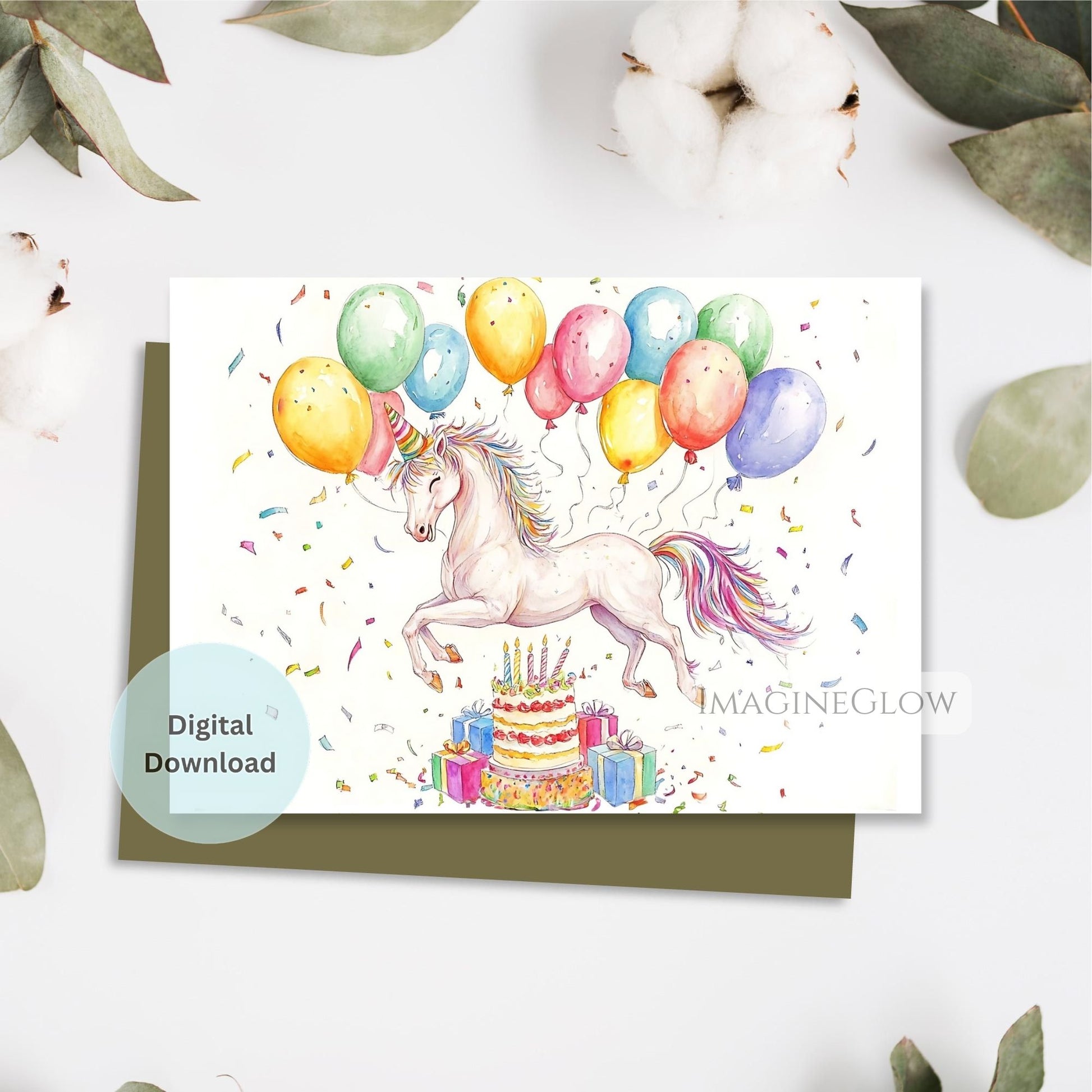 Birthday Card for Horse Lovers
Country Theme Horse Birthday Card
