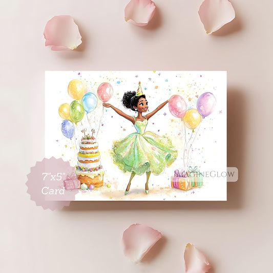 tiana birthday card
princess and the frog birthday card
