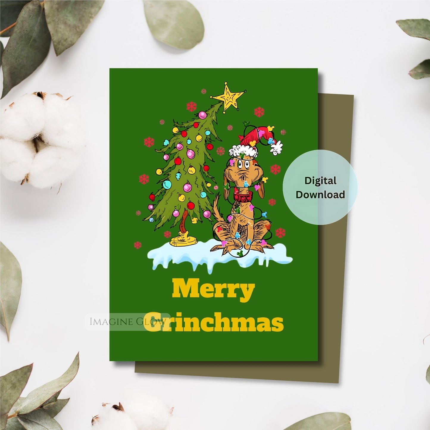 grinch christmas card set of six printable
grinchmas holiday greeting cards printable
