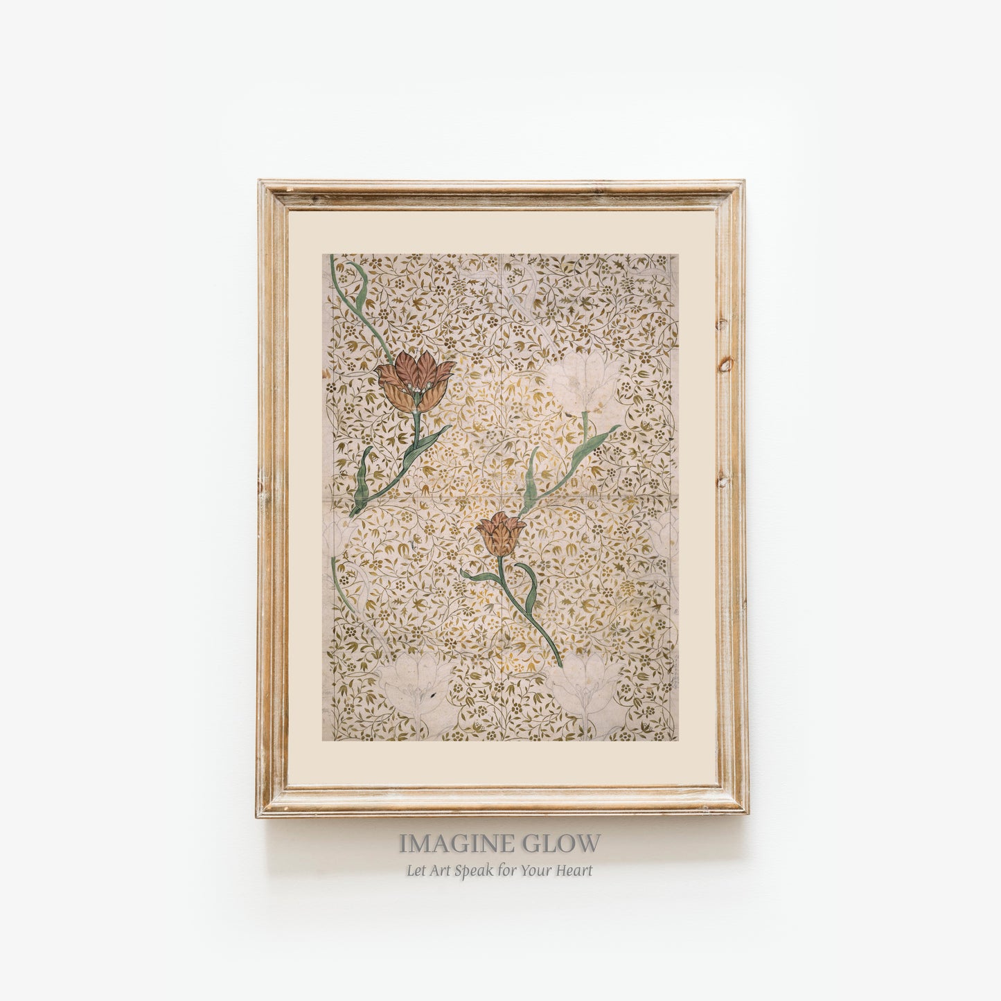 Timeless floral print with intricate patterns