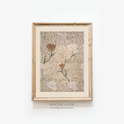 Timeless floral print with intricate patterns