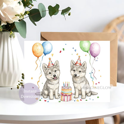 wolf birthday card
wildlife greeting card wolf
majestic wolf birthday greeting
