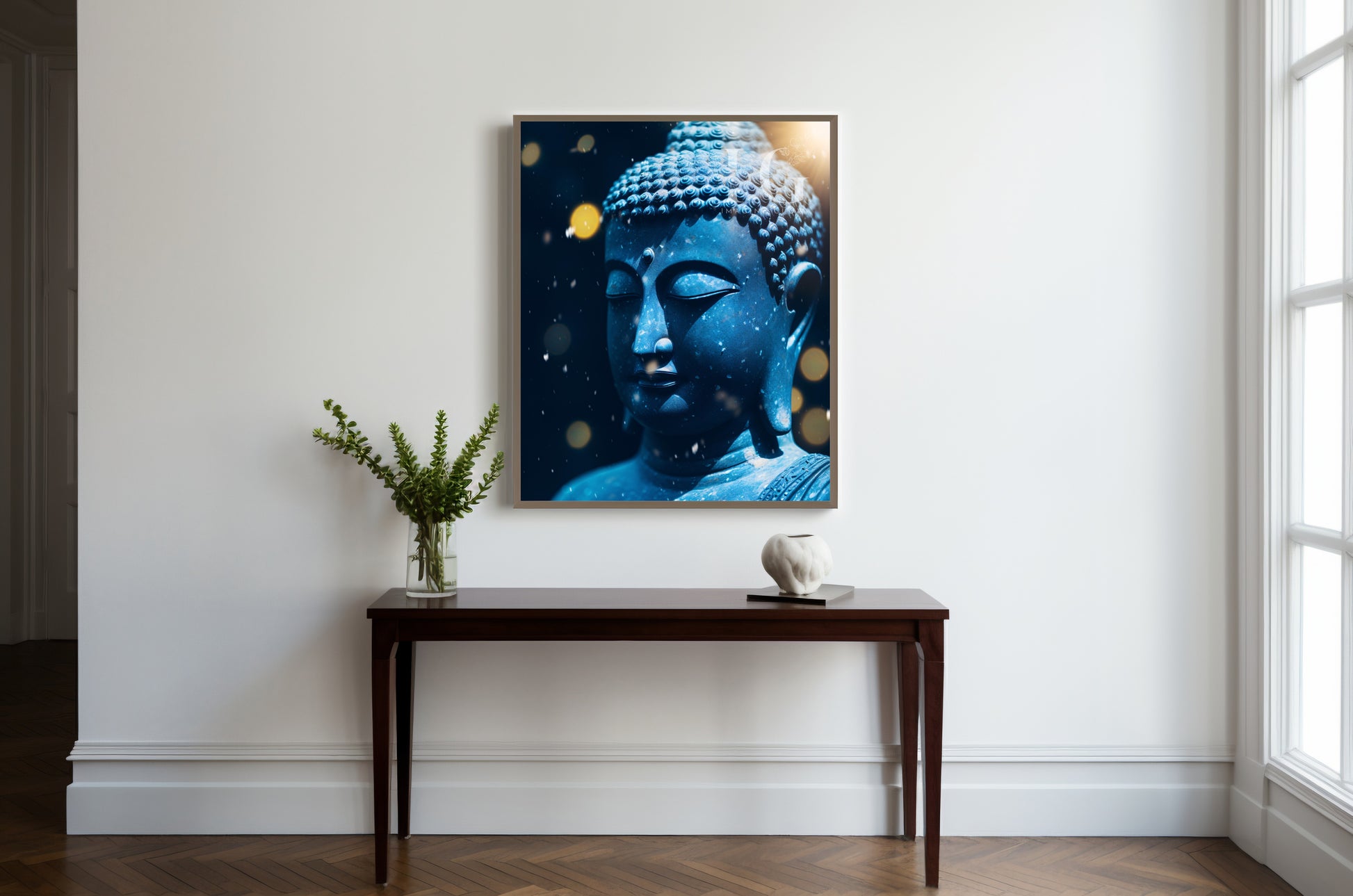 Buddha art print designed to add tranquility to any space.