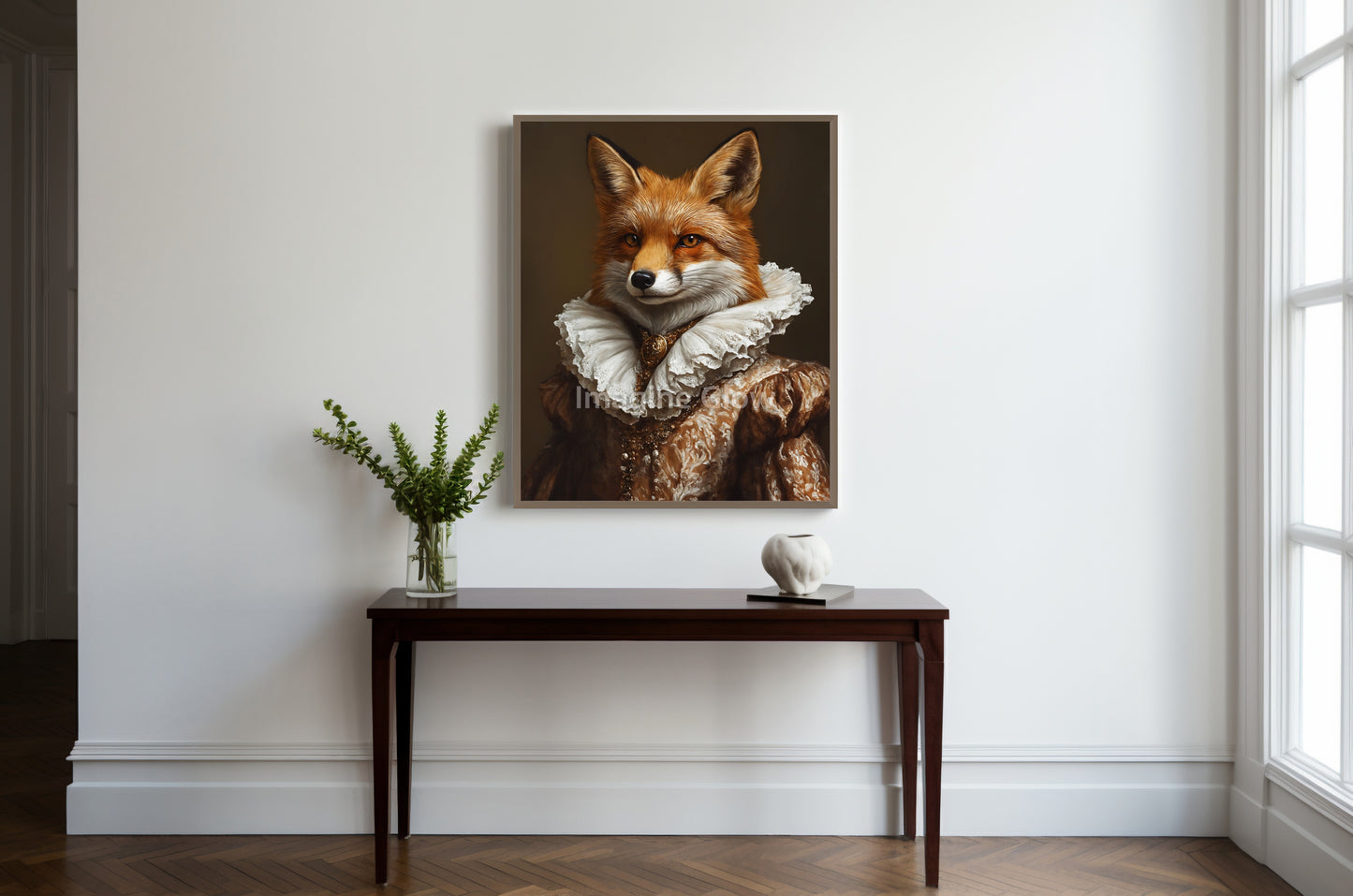 Renaissance Fox Portrait - Animal Portrait