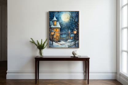 Classic art print inspired by Van Gogh for home decoration