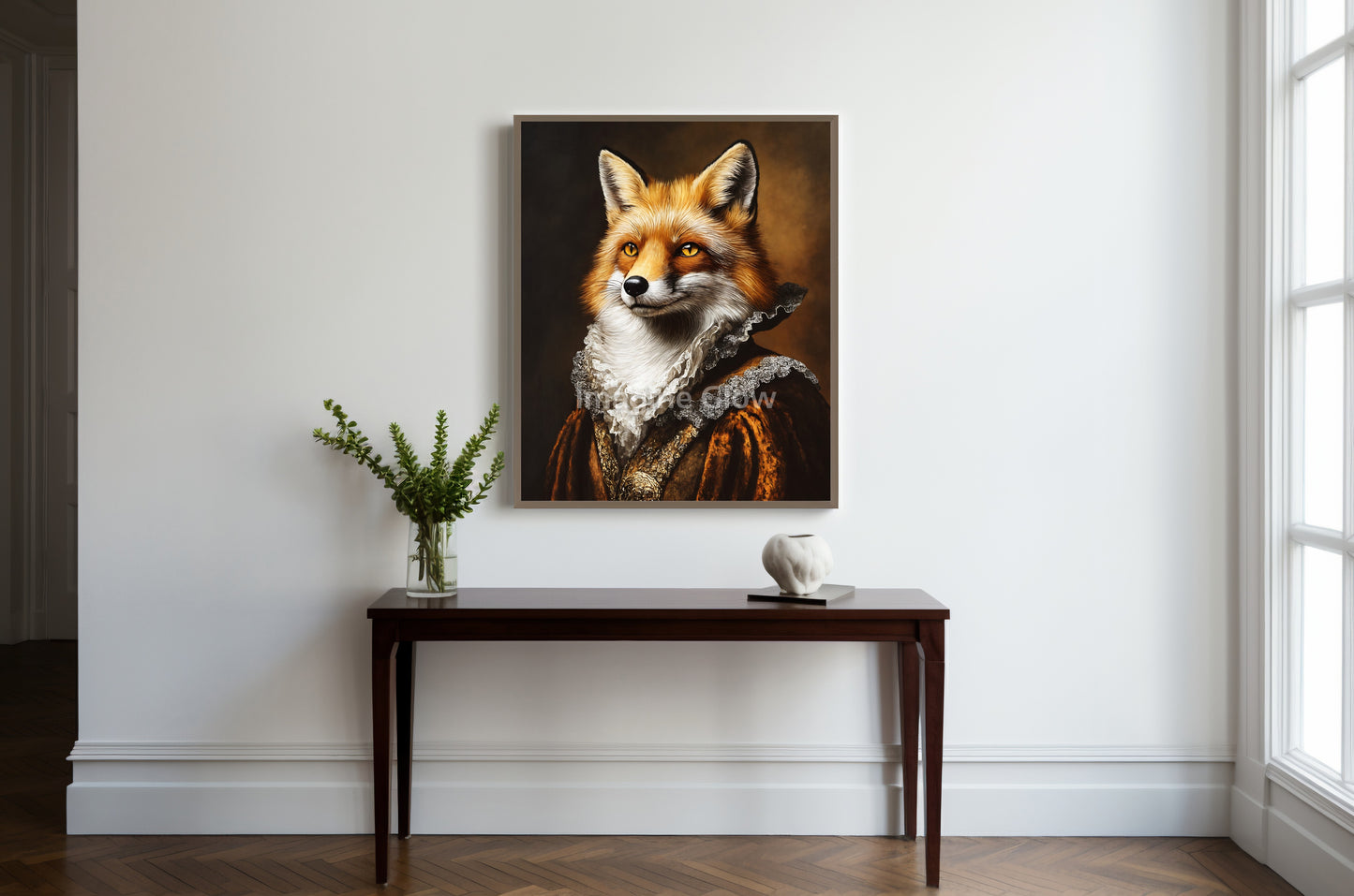 Renaissance Fox Portrait - Animal Portrait