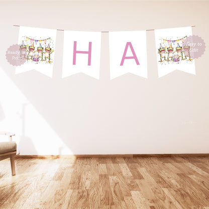frogs birthday banner bunting
frog themed birthday banner
editable frog party banner
printable frogs birthday decoration