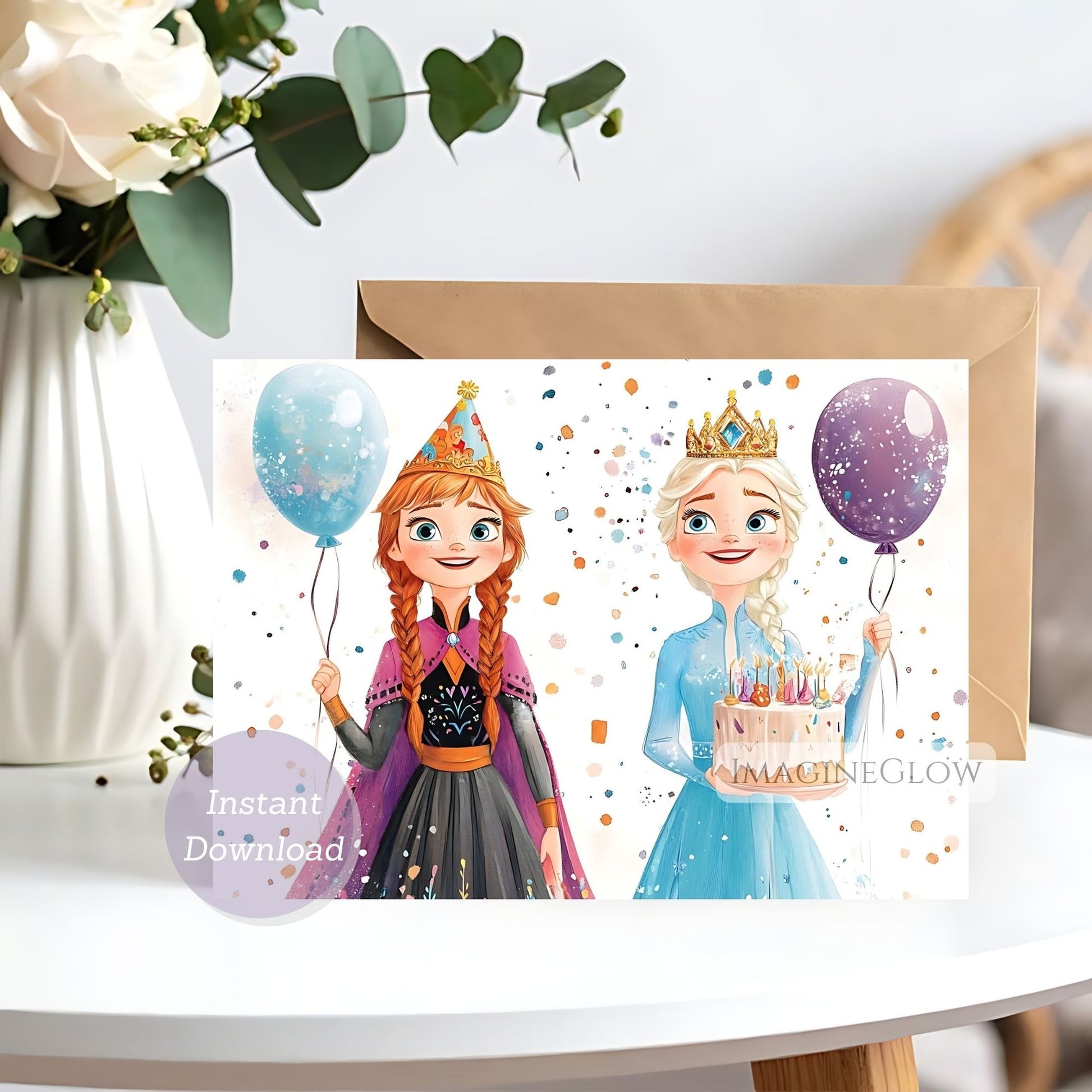 Anna birthday card digital
Olaf Frozen birthday card
winter wonderland birthday card

