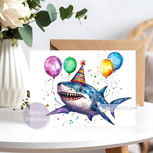 shark birthday card
ocean birthday card
marine life birthday card
