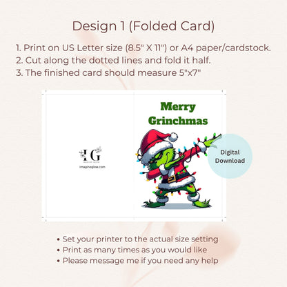 holiday grinch christmas card designs
