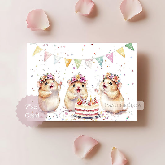 Hamster birthday card with cute animal design
Printable hamster birthday greeting card
Adorable hamster birthday card for pet lovers
Funny hamster birthday card digital download
Unique hamster birthday card with illustration
