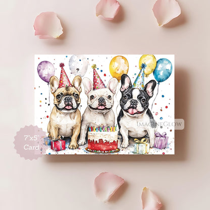foldable bulldog birthday card
bulldog puppy printable card
