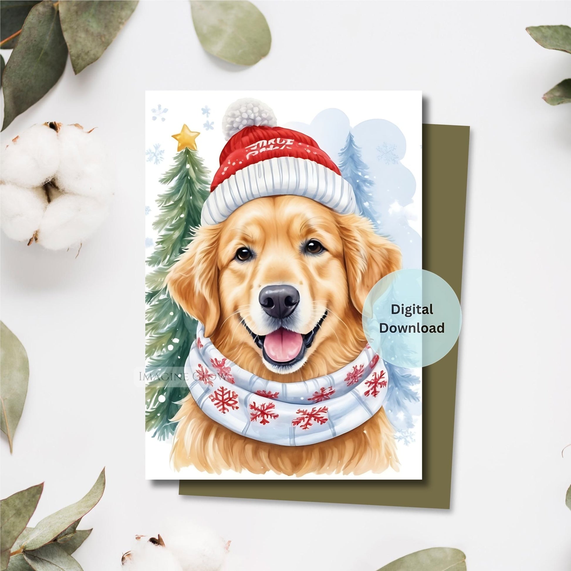 digital golden retriever christmas card download
adorable golden retriever christmas card for dog lovers
printable golden retriever holiday greeting card
festive golden retriever christmas card digital
golden retriever christmas card winter theme
holiday golden retriever christmas greeting card
