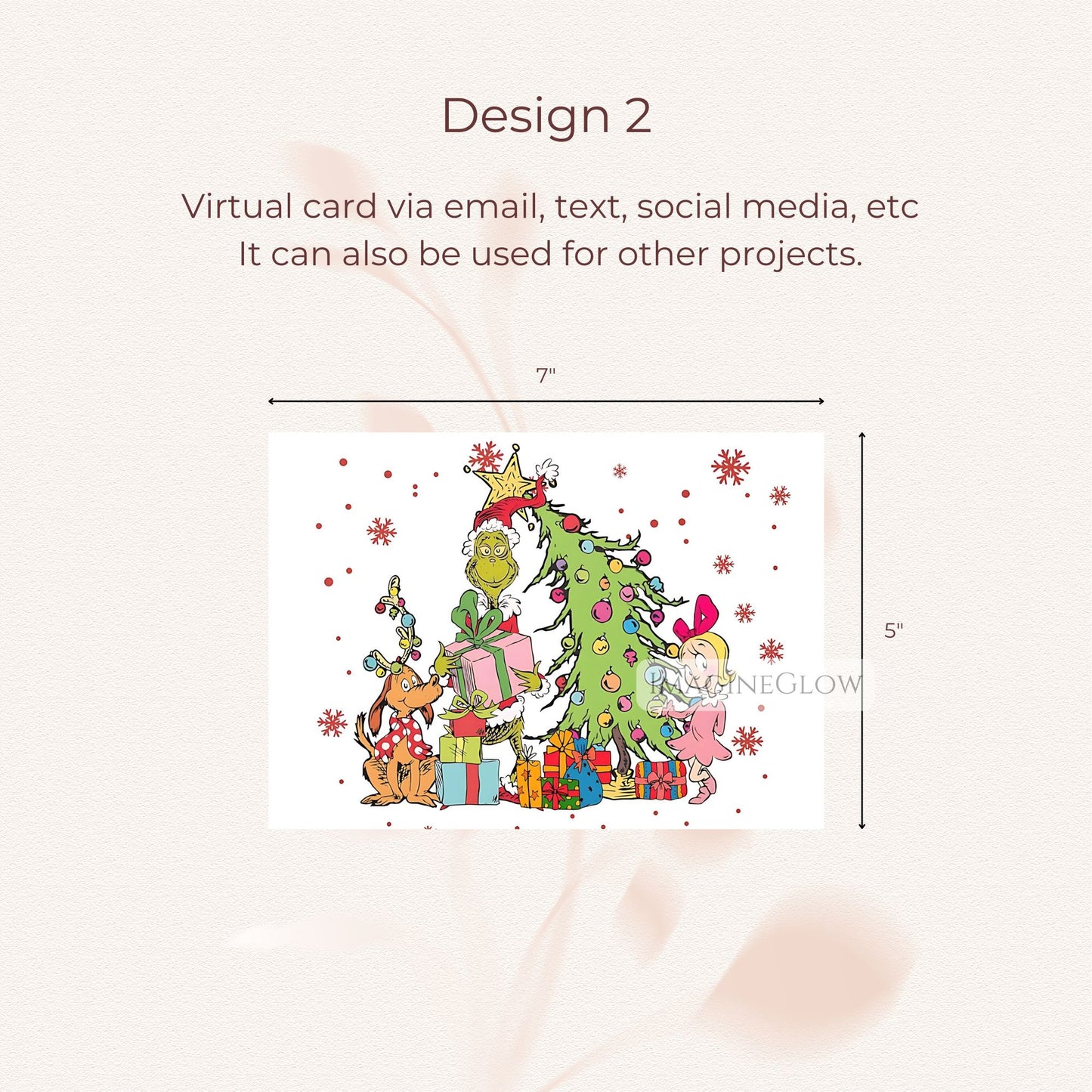 funny grinch christmas greeting card
grinch christmas card design