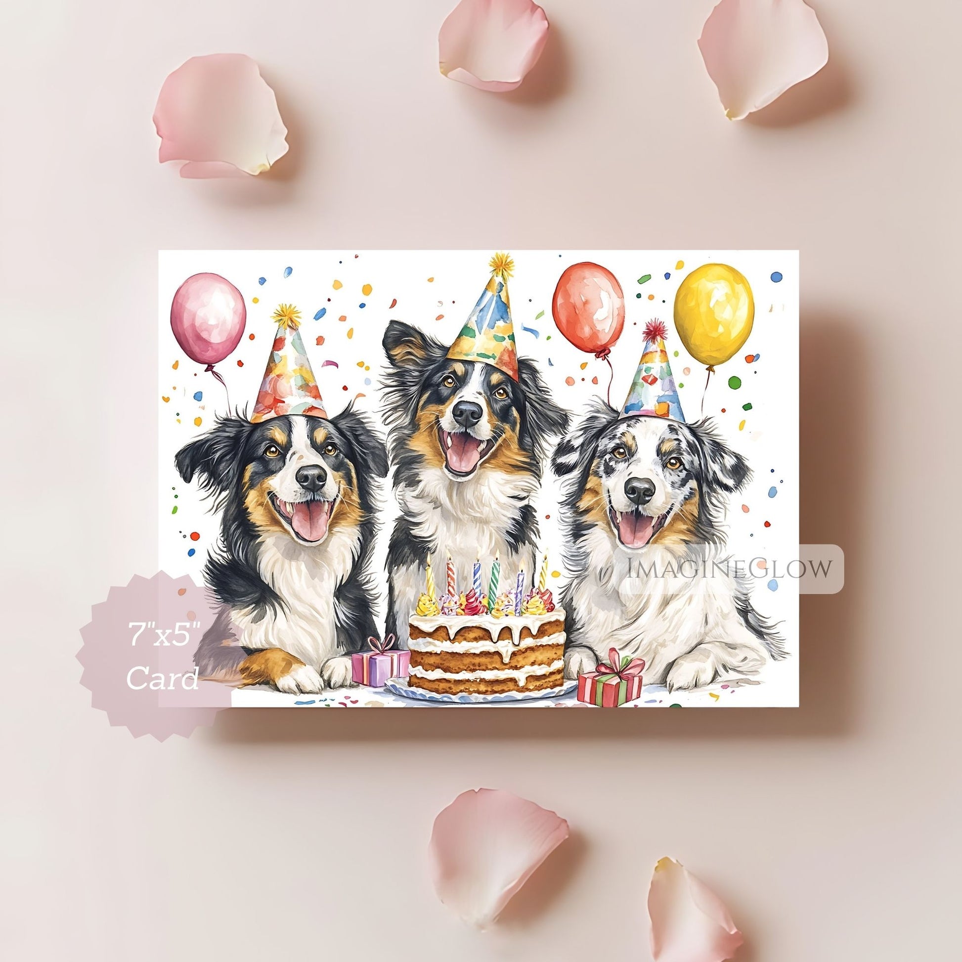 dog lover birthday card australian shepherd
aussie dog printable birthday greeting

