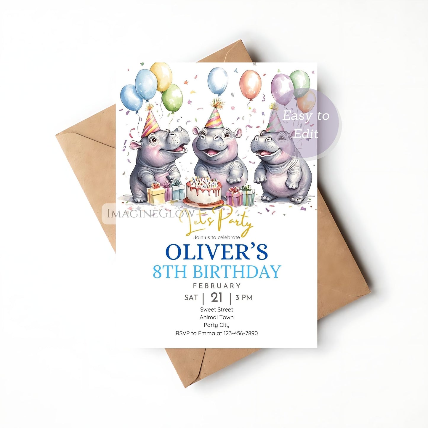 zoo birthday invitation, zoo animal birthday party, jungle birthday invitation, safari birthday invite, wild animal birthday party
