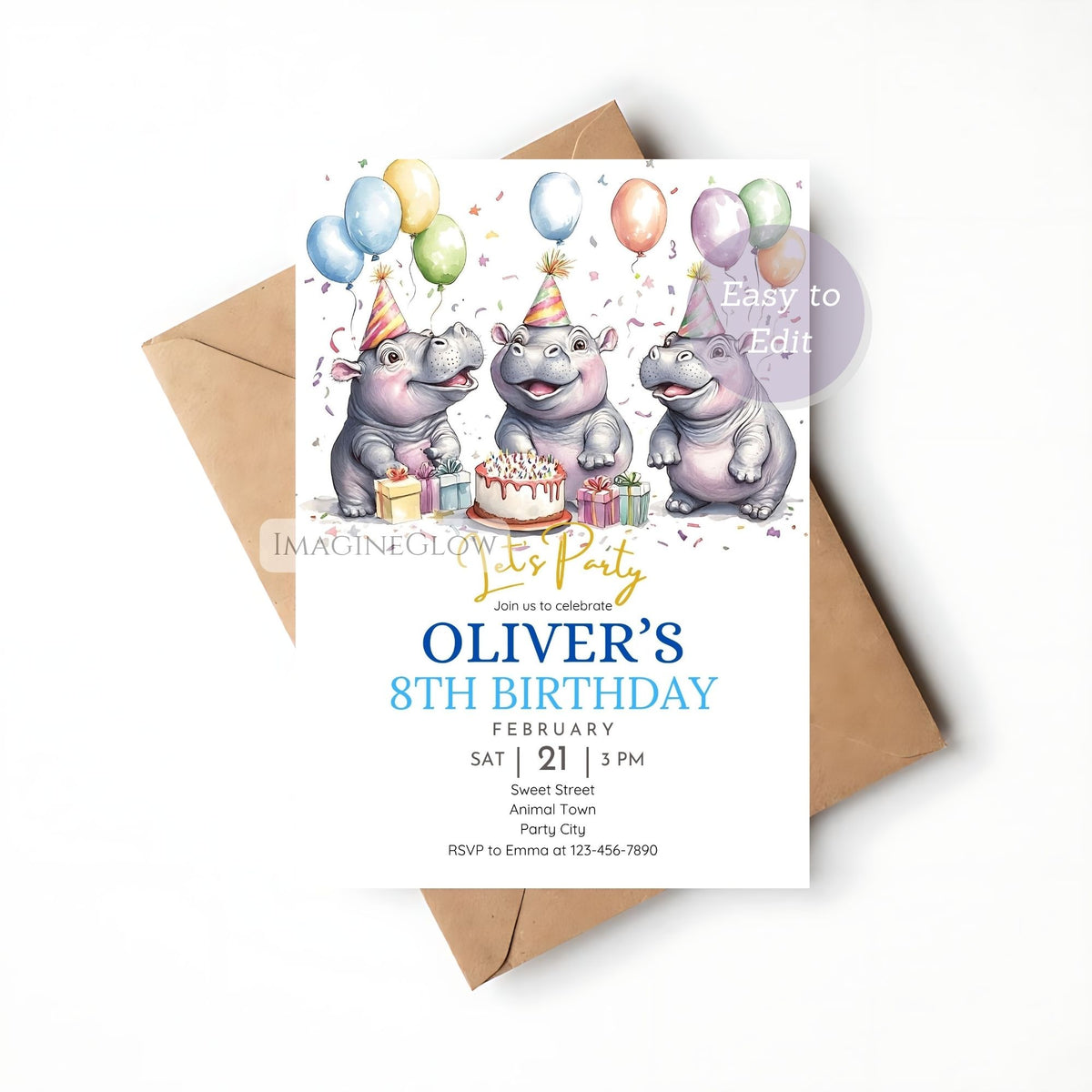 zoo birthday invitation, zoo animal birthday party, jungle birthday invitation, safari birthday invite, wild animal birthday party