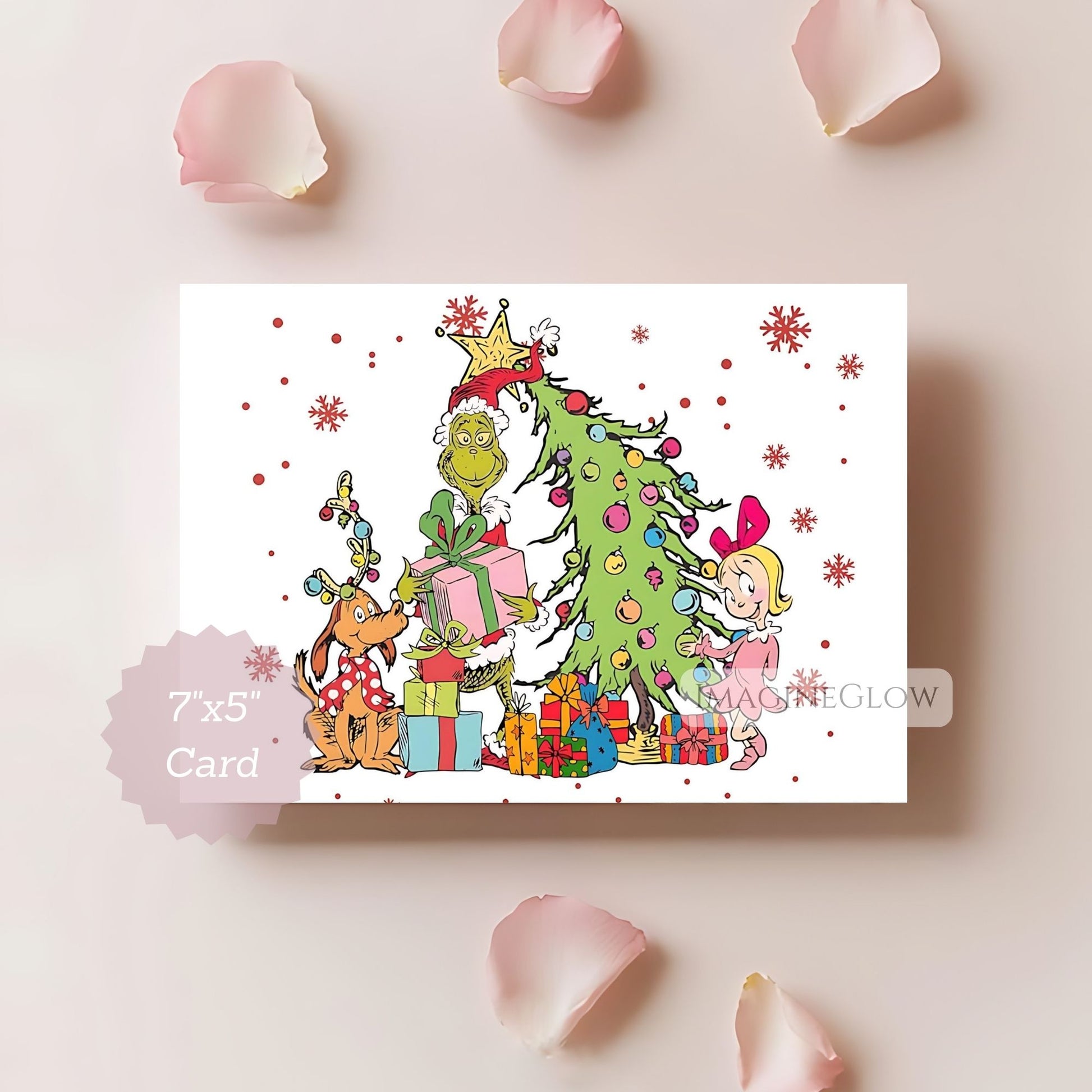 holiday grinch greeting card
grinch themed christmas card printable
