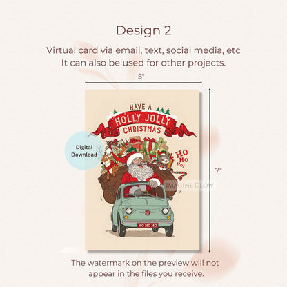 holiday santa claus card classic design
printable christmas card with santa claus
