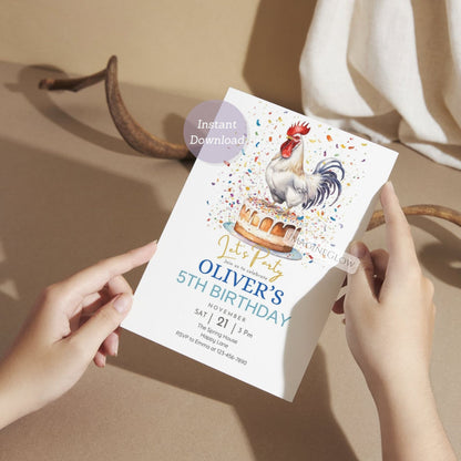 farm birthday barnyard card
kids barnyard party invitation
