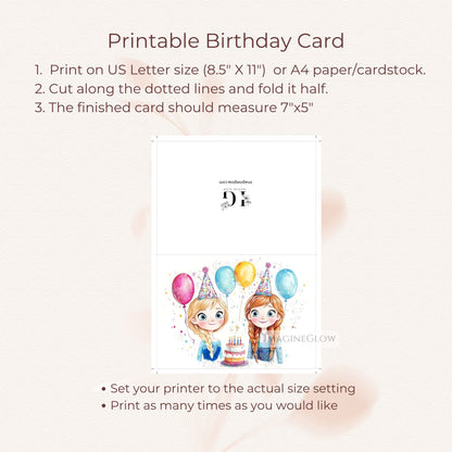 kids Frozen birthday card
winter birthday card Frozen
Frozen Elsa Anna party card